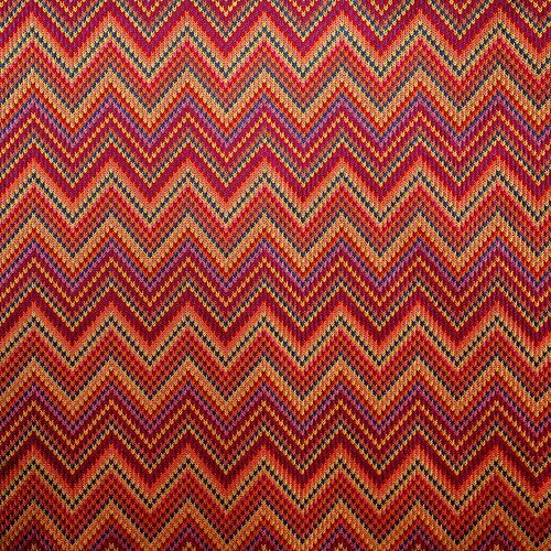 Modern zig zag woven fabric.