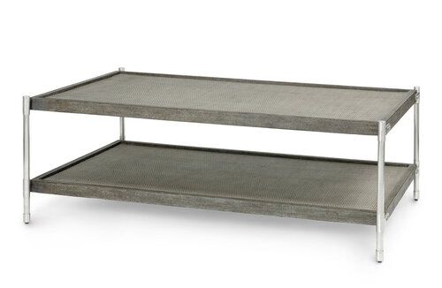 Two tiered coffee table.