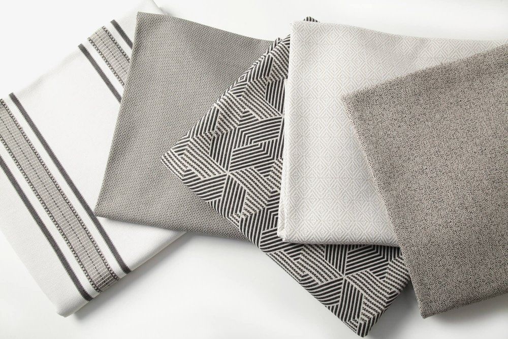 A group of swatches.